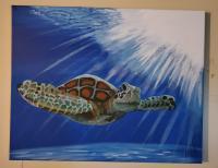Under The Sea - Turtle - Acrylic